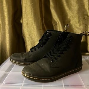 Black Dr Marten lace up boots